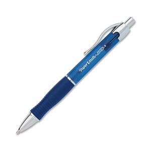 Paper Mate Apex Retractable Pen - 1.6 mm Pen Point Size - Blue Ink - Blue Barrel - 1 Dozen