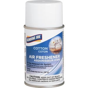 Genuine Joe Metered Air Freshener - Aerosol - Cotton - 30 Day