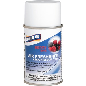 Genuine Joe Metered Air Freshener - Aerosol - Berry - 30 Day