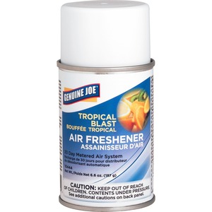 Genuine Joe Metered Air Freshener - Aerosol - Tropical Blast - 30 Day