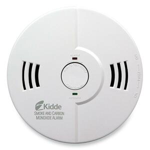 Kidde Nighthawk KN-COSM-B Combo Smoke/Carbon Monoxide Alarm - 85 dB - Flashing LED - Security Alarm - White
