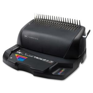 GBC CombBind GuideRight Electric Punch System - Electrical - 300 Sheet(s) Bind - 20 Punch - Letter - 9" x 16" x 14" - Gray