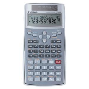 Canon F716S Scientific Calculator - 288 Functions - 12 Character(s) - LCD - Battery, Solar Powered - 6.33" x 3.12" x 0.66" - Gray