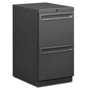 HON Flagship "K" Pull 38000 Series File Cabinet - 15" x 20" x 28" - 2 Drawer(s) - Charcoal