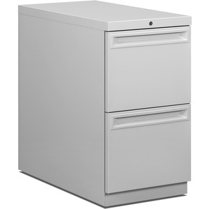 HON Flagship 38000 Series "K" Pull File Cabinet - 15" x 29" x 28" - Steel - 2 Drawer(s) - Light Gray