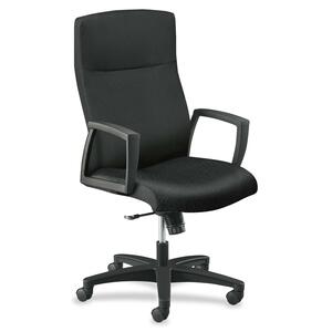 HON Park Avenue High-back Executive Chair - Black Frame25.5" x 27" x 46" - Black Seat