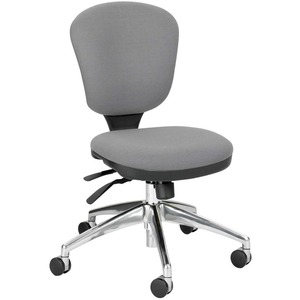 Safco Metro Mid Back Task Chair26" x 26" x 39" - Acrylic Gray Seat
