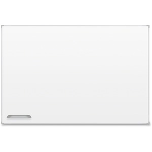 Balt Low Profile Porcelain Marker Board - 3ft x 4ft - Anodized Aluminum Frame - White