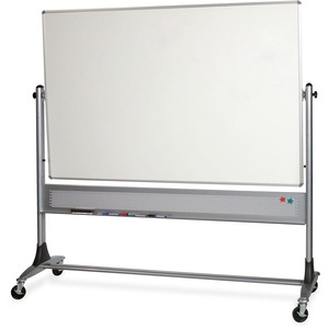 Balt Platinum Reversible Melamine/Cork Board - 4ft x 6ft - Platinum