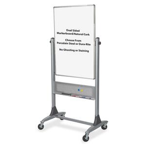 Balt Reversible Easel Board - 40" x 30" - Platinum
