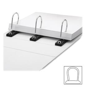IdeaStream Gapless View Binder - Letter - 8.5" x 11" - 5" Capacity - 1 Each - White