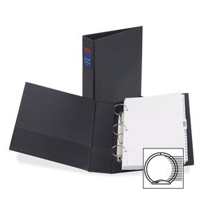 Avery Heavy Duty Round Ring Binder - Legal - 8.5" x 14" - 2" Capacity - 1 Each - Black