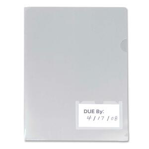 Lion Single Pocket Project Folder - 8.5" x 11" - Letter - 10 / Pack - Tranparent