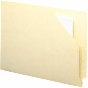 Smead End Tab File Folder Jacket - Letter - 8.5" x 11" - 100 / Box - 11pt. - Manila