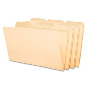 Esselte Pendaflex ReadyTab File Folder - Legal - 8.5" x 14" - 1/3 Tab Cut - 50 / Box - Manila