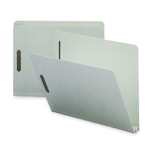 Sparco Pressboard Fastener Folder - Letter - 8.5" x 11" - 2" Expansion - 2 Fastener - 25 / Box - 25pt. - Gray