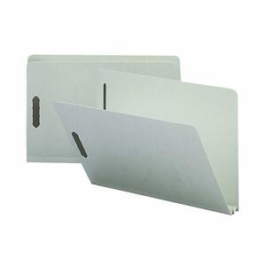 Sparco Pressboard 2-Prong Fastener Folder - Legal - 8.5" x 14" - 1/3 Tab Cut - 2" Expansion - 2 Fastener - 25 / Box - 25pt. - Gray