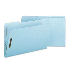 Sparco Pressboard Fastener Folder - 8.5" x 14" - Legal - 25 / Box - Light Blue