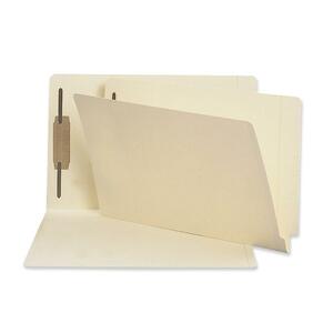 Sparco End Tab File Folder - Legal - 8.5" x 14" - Straight Tab Cut - 50 / Box - 11pt. - Manila