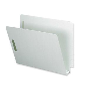 Sparco Pressboard Fastener Folder - 2" Expansion - 8.5" x 11" - Letter - 25 / Box - Gray
