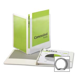 Cardinal ProVue Round Ring View Binder - Letter - 8.5" x 11" - 0.62" Capacity - 1 Each - White