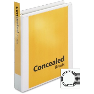 Cardinal ProVue Round Ring View Binder - Letter - 8.5" x 11" - 1.5" Capacity - 1 Each - White
