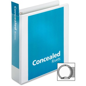 Cardinal ProVue Round Ring View Binder - Letter - 8.5" x 11" - 2" Capacity - 1 Each - White