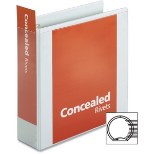 Cardinal ProVue Round Ring View Binder - Letter - 8.5" x 11" - 3" Capacity - 1 Each - White