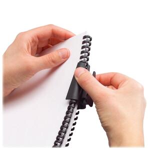 GBC ProClick Easy-Editing Binding Spine - 0.31" Diameter - 45 Sheet Capacity - Letter 8.5" x 11" - For Presentation, Proposal, Document - Navy Blue