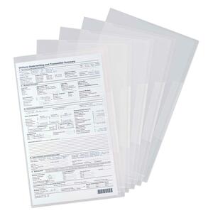 Smead Poly Translucent Project Jacket - 8.5" x 14" - Legal - 5 / Pack - Clear