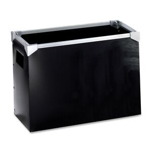 Esselte Poly Desktop File - Letter - 8.5" x 11" - 1 Each - Black