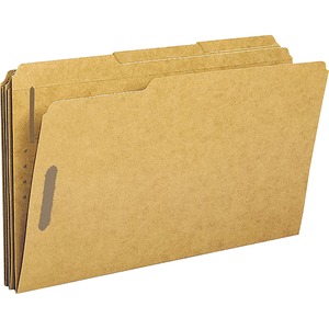 Sparco Fastener Folder - Legal - 8.5" x 14" - 1/3 Tab Cut - 2 Fastener - 50 / Box - Kraft