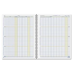Adams Weekly Payroll Book - 112 Sheet(s) - 2 Part - Carbonized - 1Each