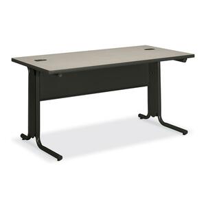 HON 61000 Rectangular Table - 60" Width x 30" Depth x 29.5" Height - Molded Edge - Gray Top