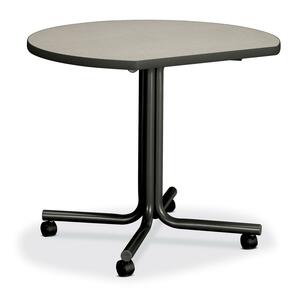 HON 61000 Series Rectangular Table - 29.5" Height - Molded Edge - Gray Top