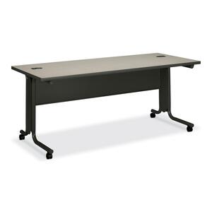 HON 61000 Series Rectangular Table - 72" Width x 30" Depth x 29.5" Height - Molded Edge - Gray Top
