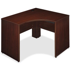 Bush Quantum Left Corner Desk Shell - 42" Width x 47" Depth x 30" Height - Harvest Cherry