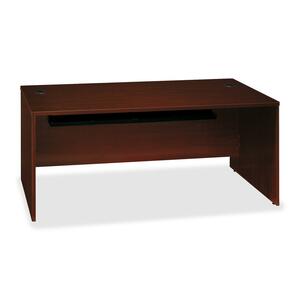 Bush Quantum Desk Shell - 72" Width x 29" Depth x 30" Height - Henna Cherry