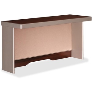 Bush Quantum Short Hutch - 47" Width x 15.25" Depth x 23" Height - Harvest Cherry