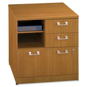 Bush Quantum Storage File Drawer - 29.5" Width x 23.5" Depth x 30" Height - 2 Drawer - Modern Cherry