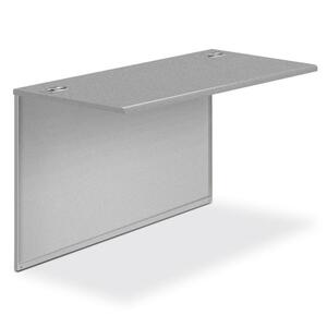 HON 38000 Series Bridge - 48" Width x 24" Depth x 29.5" Height - Radius Edge - Metal - Gray Top