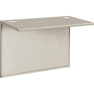 HON 38000 Series Bridge - 42" Width x 24" Depth x 29.5" Height - Radius Edge - Metal - Gray Top