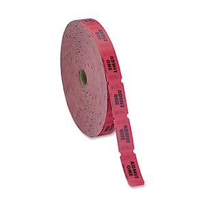 MMF Single Ticket Roll - 2000 / Roll - Red