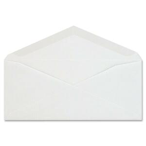 Sparco White Wove Commercial Envelopes - #9 (8.88" x 3.88") - 24lb - 500 / Box - White
