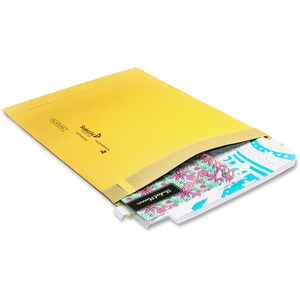 Sealed Air Jiffy Self-Seal Utility Mailer - 9.5" x 13.25" - Self-sealing - Kraft - 100 / Carton - Golden