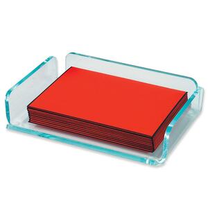 Deflect-o Glasstique Memo Holder - Acrylic
