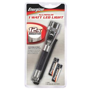 Eveready Eveready Compact LED Flashlight - Flashlight - LED - 1W - AA - Aluminum Body - Black