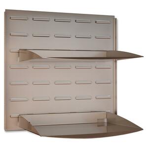 Bush Quantum Series Paper Tray - 15.62" x 15.75" x 11" - Metal - Silver