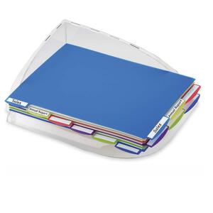 Esselte Pilesmart Organizer Tray - Plastic - Clear