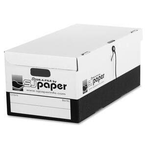 Simon FIle Storage Box - 800lb - File - Letter - External Dimensions 10.5" Height x 12.25" Width x 24" Depth - White